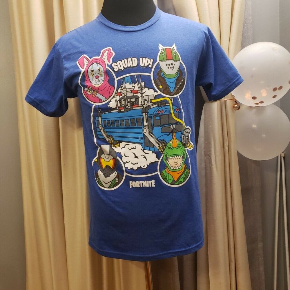 Fortnite T-Shirt Battle Royale Squad Up